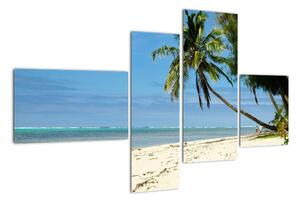 Fotka pláže - obraz (110x70cm)