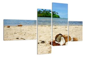 Pláž - obraz (110x70cm)