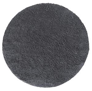 Makro Abra Kulatý koberec vhodný k praní jednobarevný Kamel Ocelově šedý Rozměr: průměr 80 cm