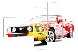 Auto Ford Mustang - obraz (110x70cm)