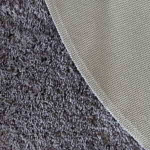 Makro Abra Kulatý koberec vhodný k praní jednobarevný Kamel Ocelově šedý Rozměr: průměr 60 cm