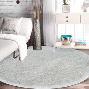 Makro Abra Kulatý koberec vhodný k praní jednobarevný Kamel bílý Rozměr: průměr 100 cm
