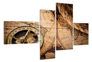 Mapa světa - obraz na stěnu (110x70cm)