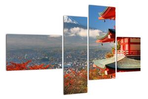 Hora Fuji - moderní obraz (110x70cm)