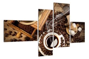 Kávová zrna - obraz (110x70cm)