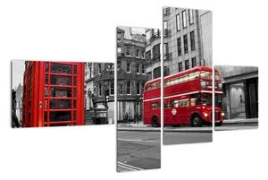 Londýnská ulice - obraz (110x70cm)