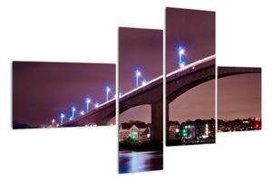 Noční most - obraz (110x70cm)