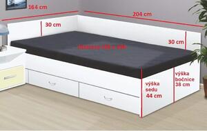 Dřevěná postel Renáta