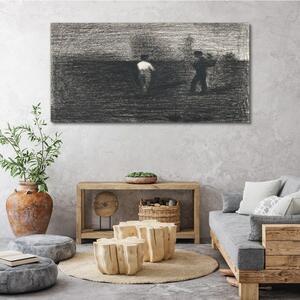 Obraz na plátně Obraz na plátně Moderní rolníky Seurat