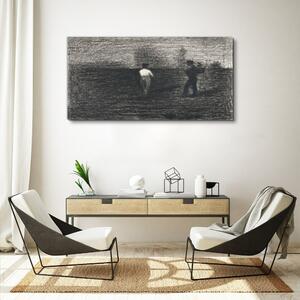 Obraz na plátně Obraz na plátně Moderní rolníky Seurat