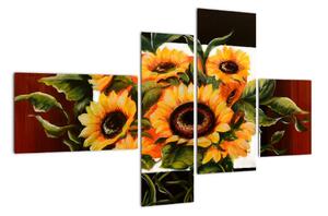 Obraz květin na stěnu (110x70cm)