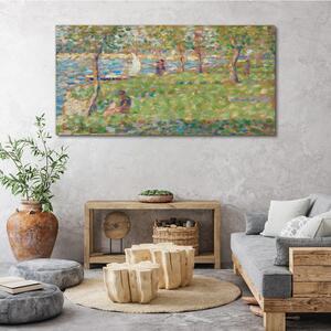 Obraz na plátně Obraz na plátně Island Malování Seurat