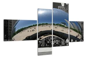 Centrum Chicago - moderní obraz (110x70cm)