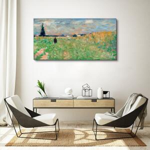 Obraz na plátně Obraz na plátně Letní krajina Seurat