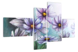 Obraz květin na zeď (110x70cm)