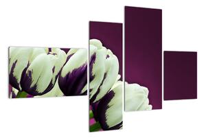 Makro tulipánů - obraz (110x70cm)