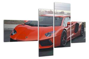Obraz červeného Lamborghini (110x70cm)