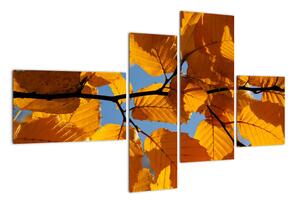 Podzimní listí - obraz (110x70cm)