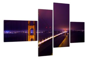 Most přes řeku - obraz (110x70cm)