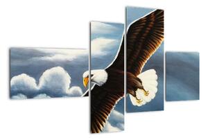 Obraz letícího orla (110x70cm)