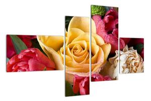 Obrazy květiny (110x70cm)