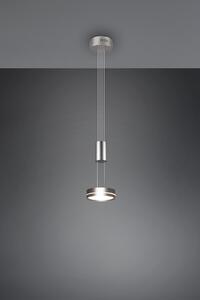 Trio 326510107 LED závěsné stropní svítidlo Franklin 1x9W | 1050lm | 3000K - 3 fázové stmívání, nastavitelná výška, matný nikl