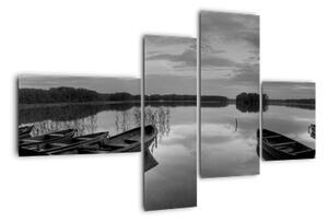 Panorama jezera - obraz (110x70cm)