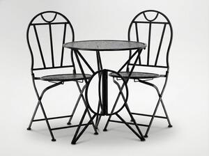 Set zahradního nábytku SUSAN černý GOM8244