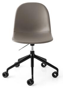 Connubia Pracovní židle Academy, kov, umělá kůže Ekos, CB1911-EK Podnoží: Chrom (kov), Sedák: Umělá kůže Ekos - Black (černá)