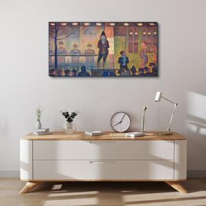 Obraz na plátně Obraz na plátně Cirkusová sideshow Seurat
