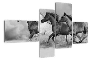 Obraz cválajících koňů (110x70cm)