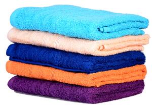 Aaryans froté ručník , 50x100 cm, modrý