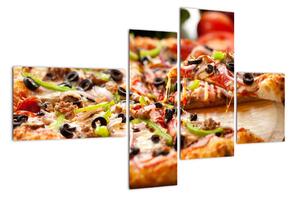 Pizza, obraz (110x70cm)
