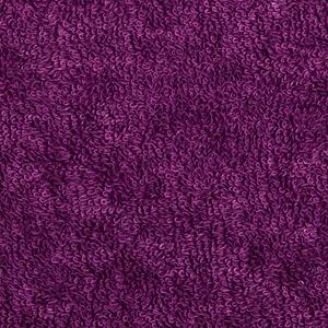 Aaryans Froté prostěradlo tmavě fialové Rozměry: 90 x 200 cm, Gramáž: 190 g/m2