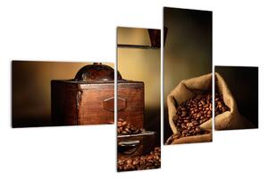 Obraz kávového mlýnku (110x70cm)