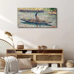 Obraz na plátně Obraz na plátně Rybář Seurat