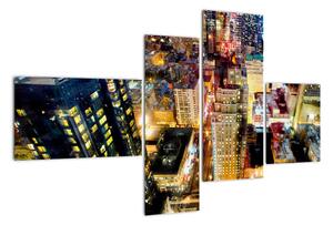 Noční město, obrazy (110x70cm)