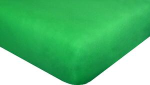 Aaryans Jersey prostěradlo zelené Rozměry: 90 x 200 cm
