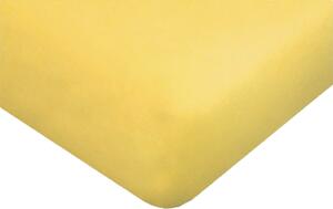 Aaryans Jersey prostěradlo žluté Rozměry: 180 x 200 cm
