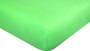 Aaryans Jersey prostěradlo světle zelené Rozměry: 140 x 200 cm
