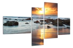 Západ slunce u moře, obraz (110x70cm)