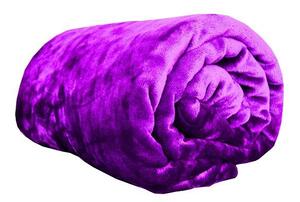 Aaryans deka mikroflanel 150x200 cm tmavě fialová