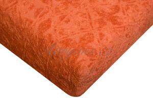 Aaryans žakárové prostěradlo oranžové Rozměry: 90x200 cm