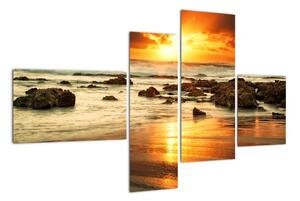 Západ slunce na moři - obraz (110x70cm)