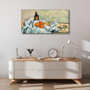 Obraz na plátně Obraz na plátně Paul láhev a ovoce