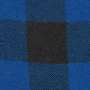 Mirtex FLANEL 165 (K1 kostky velké modro-černé) -150cm / METRÁŽ NA MÍRU Ceník: METRÁŽ: od 1 metrů