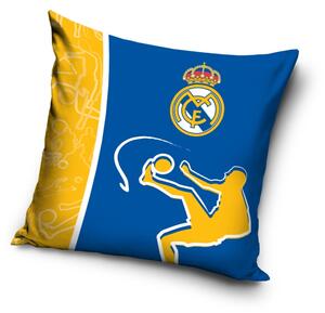 GATITO Polštář REAL MADRID modro/žlutý 40x40cm