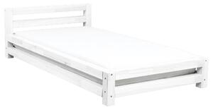 Jednolůžková postel MODERN - Bílá, Rozměr: 120 x 200 cm