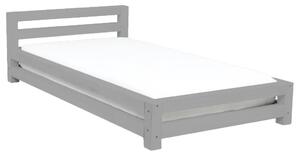 Jednolůžková postel MODERN - Bílá, 120 x 200 cm