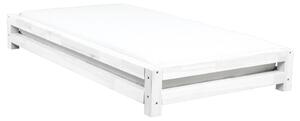 Jednolůžková postel JAPA - Bílá, Rozměr: 90 x 200 cm